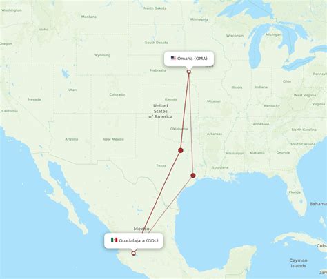 Flights from Omaha (OMA) to Guadalajara (GDL) .